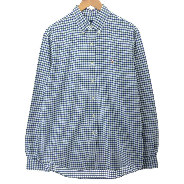 Ralph Lauren Long Sleeve Button Down Check Shirt Men's L /eaa457934