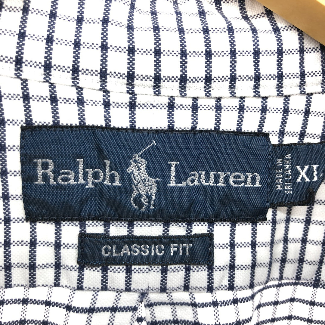 Ralph Lauren Classic Fit Long Sleeve Button Down Check Shirt Men's XL /eaa457943