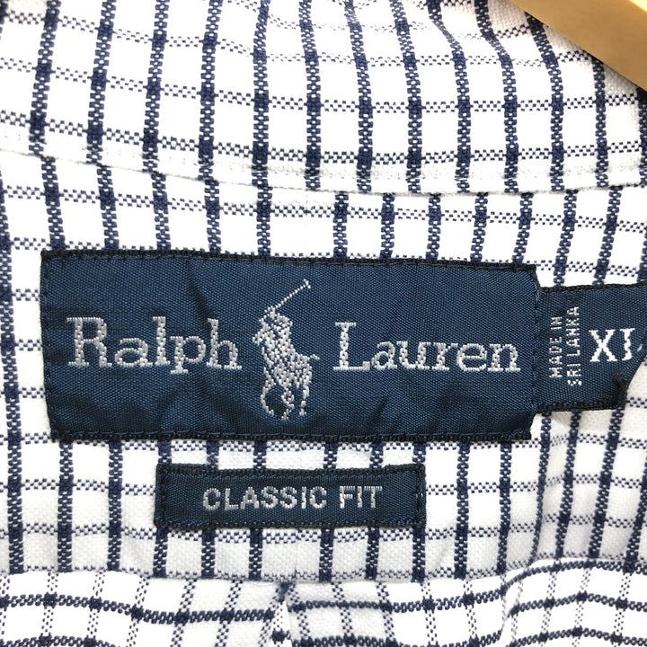 Ralph Lauren Classic Fit Long Sleeve Button Down Check Shirt Men's XL /eaa457943
