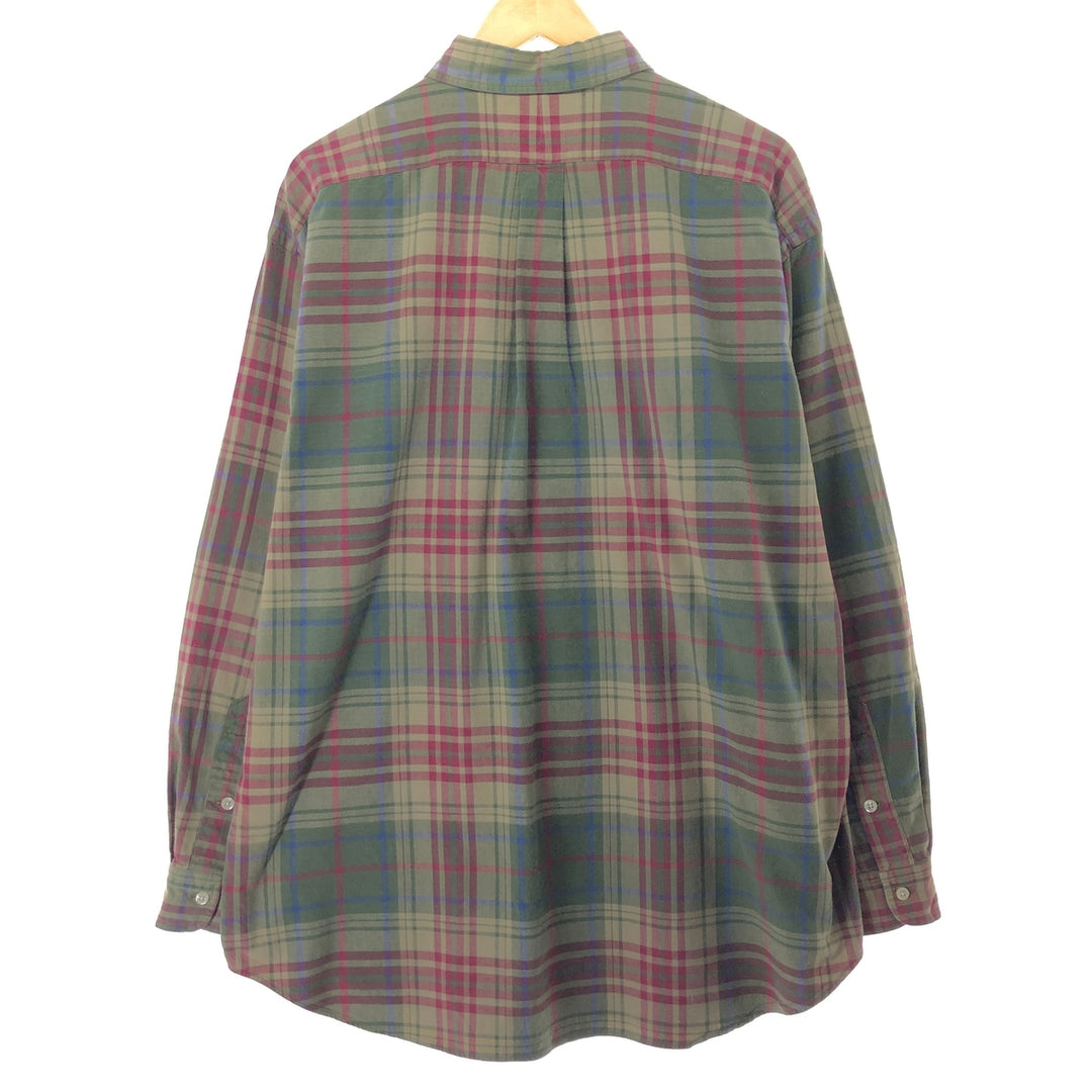 Ralph Lauren BLAIRE long sleeve button down check shirt men's XL /eaa457946