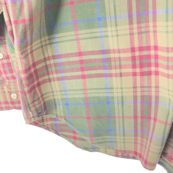 Ralph Lauren BLAIRE long sleeve button down check shirt men's XL /eaa457946