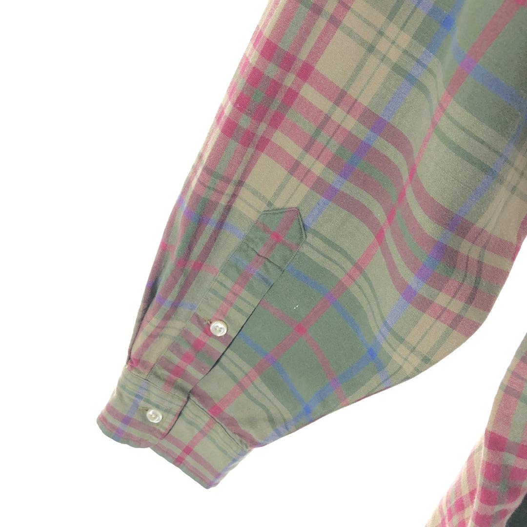 Ralph Lauren BLAIRE long sleeve button down check shirt men's XL /eaa457946