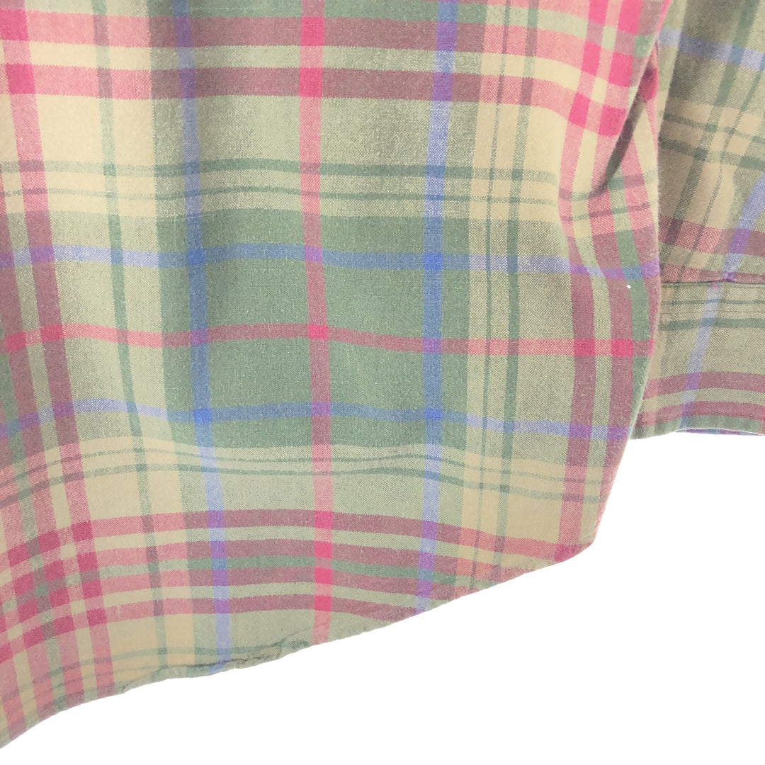 Ralph Lauren BLAIRE long sleeve button down check shirt men's XL /eaa457946