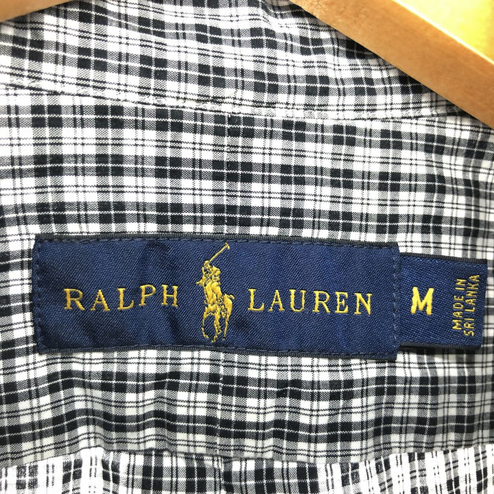 Ralph Lauren Long Sleeve Button Down Check Shirt Men's M /eaa457947