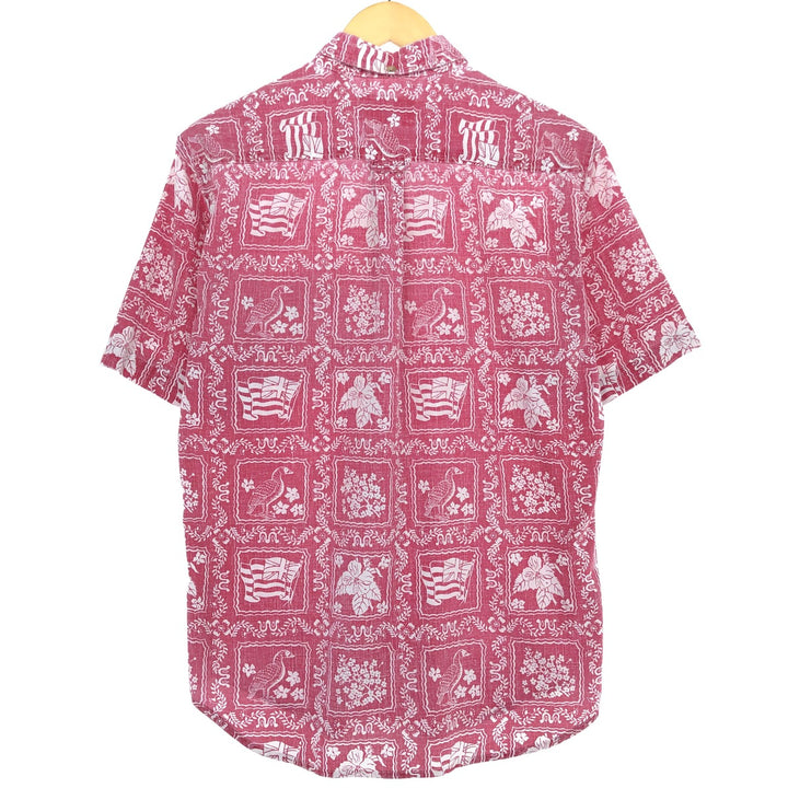 Reyn Spooner Button-down All-over Print Lahaina Sailor Button-down Hawaiian Aloha Shirt Made in Hawaii Men's M /eaa457979