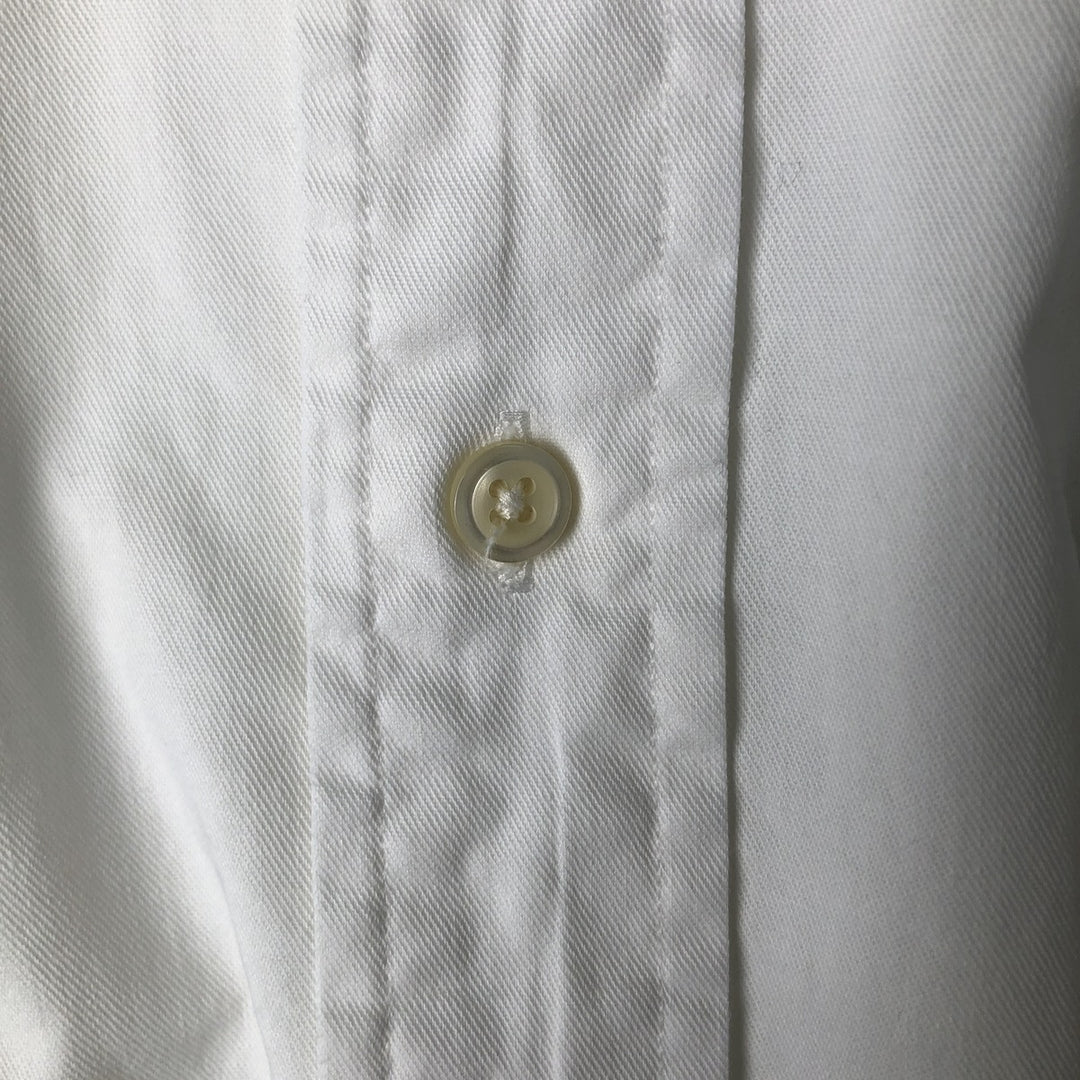 Ralph Lauren BLAIRE long sleeve button down shirt, men's size M cotton white type Vintage Second Hand