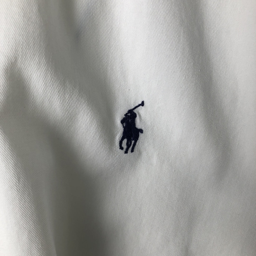 Ralph Lauren BLAIRE long sleeve button down shirt, men's size M cotton white type Vintage Second Hand