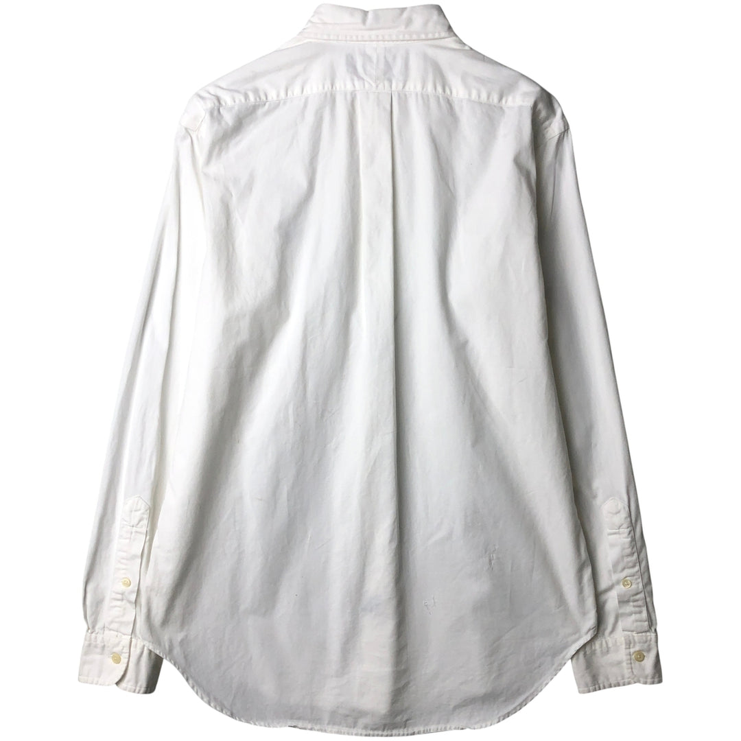 Ralph Lauren Classic Fit long sleeve button down shirt, men's size M cotton white type Vintage Second Hand