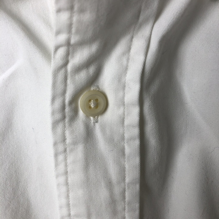 Ralph Lauren Classic Fit long sleeve button down shirt, men's size M cotton white type Vintage Second Hand