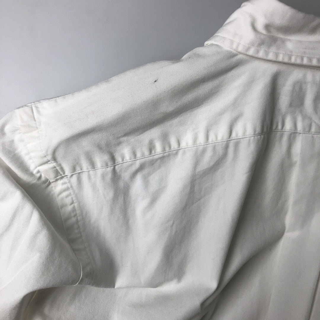 Ralph Lauren Classic Fit long sleeve button down shirt, men's size M cotton white type Vintage Second Hand