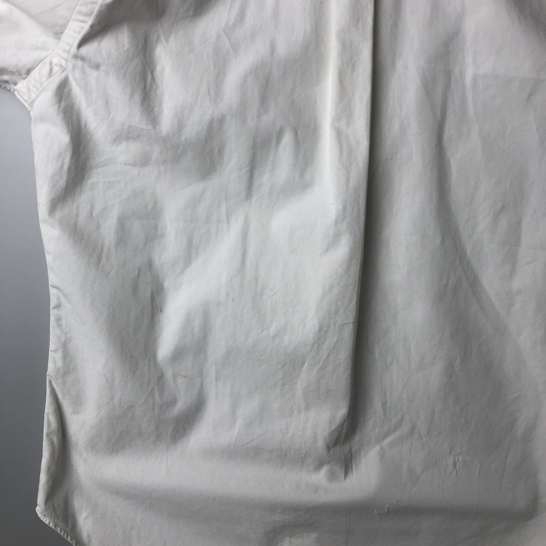 Ralph Lauren Classic Fit long sleeve button down shirt, men's size M cotton white type Vintage Second Hand