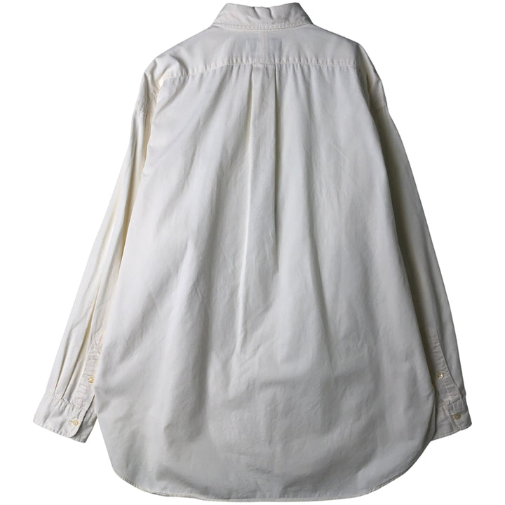 Ralph Lauren BLAKE long sleeve button down shirt, men's XL size cotton white type Vintage Second Hand