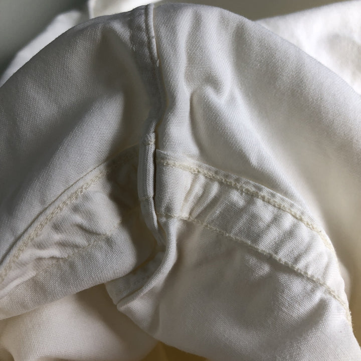 Ralph Lauren BLAKE long sleeve button down shirt, men's XL size cotton white type Vintage Second Hand
