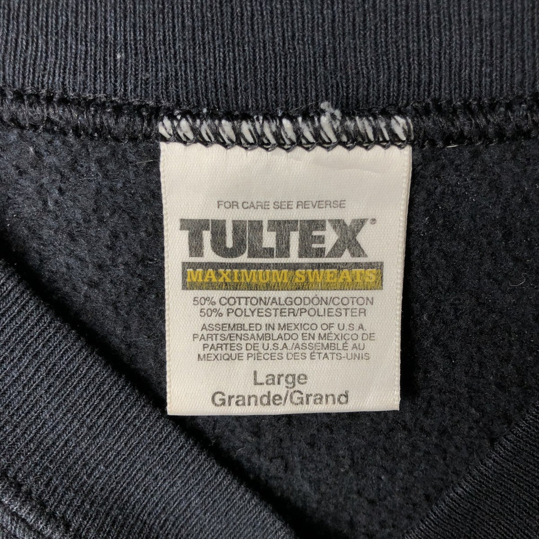 Vintage 90'S Tultex Maximum Sweats college sweatshirt, size L, men's cotton black type Vintage Second Hand