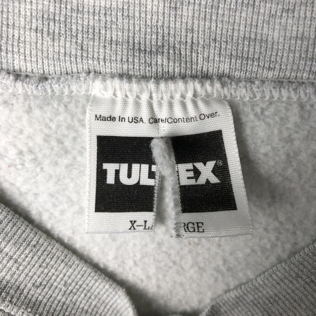 Vintage 90'S Tultex college sweatshirt, made in the USA, men's size XL cotton white type Vintage Second Hand