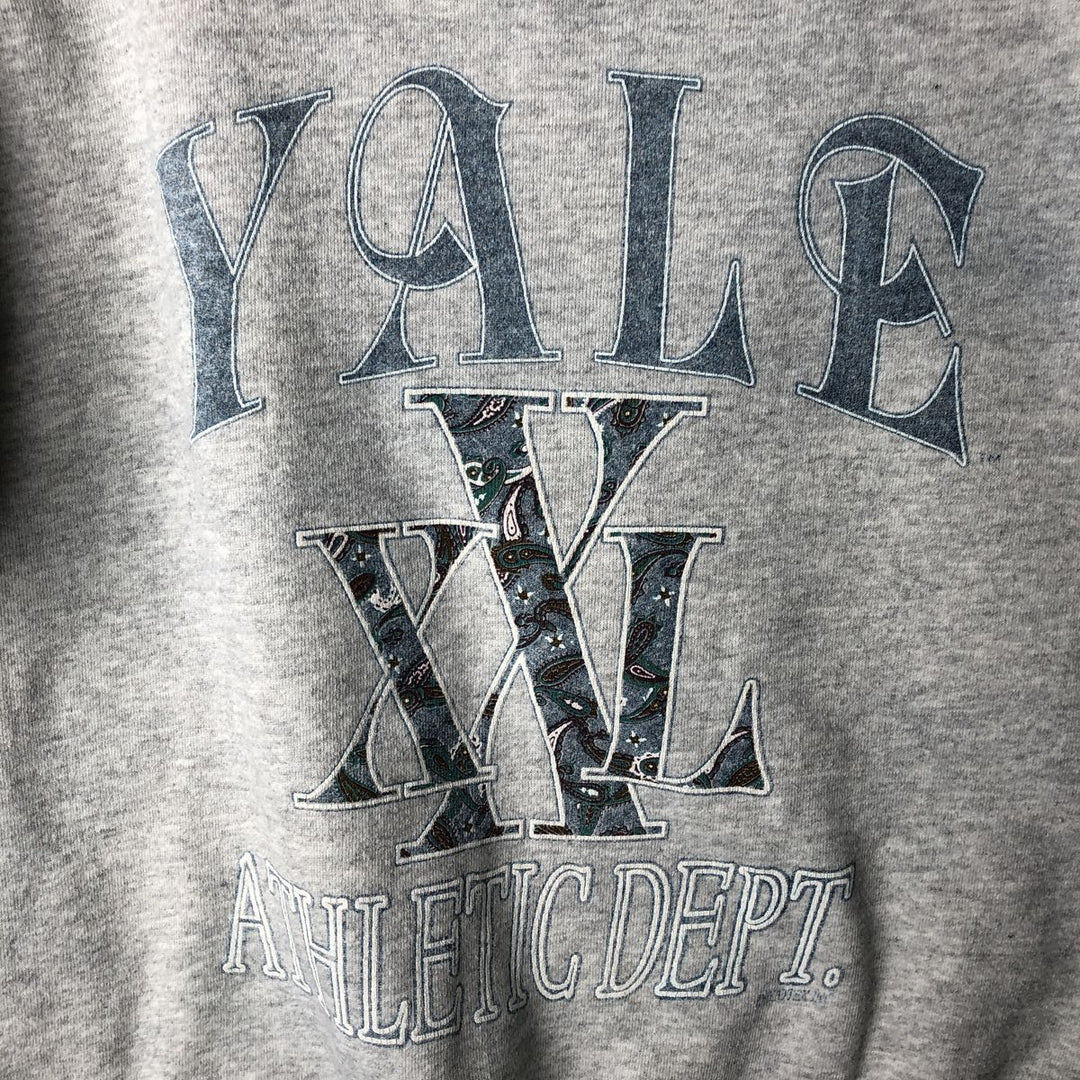 Vintage 90'S Tultex college sweatshirt, made in the USA, men's size XL cotton white type Vintage Second Hand