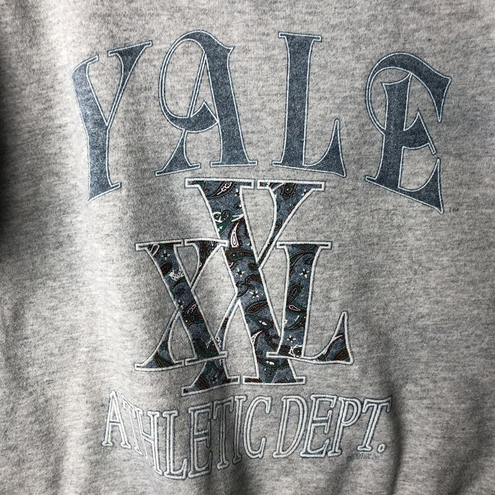 Vintage 90'S Tultex college sweatshirt, made in the USA, men's size XL cotton white type Vintage Second Hand