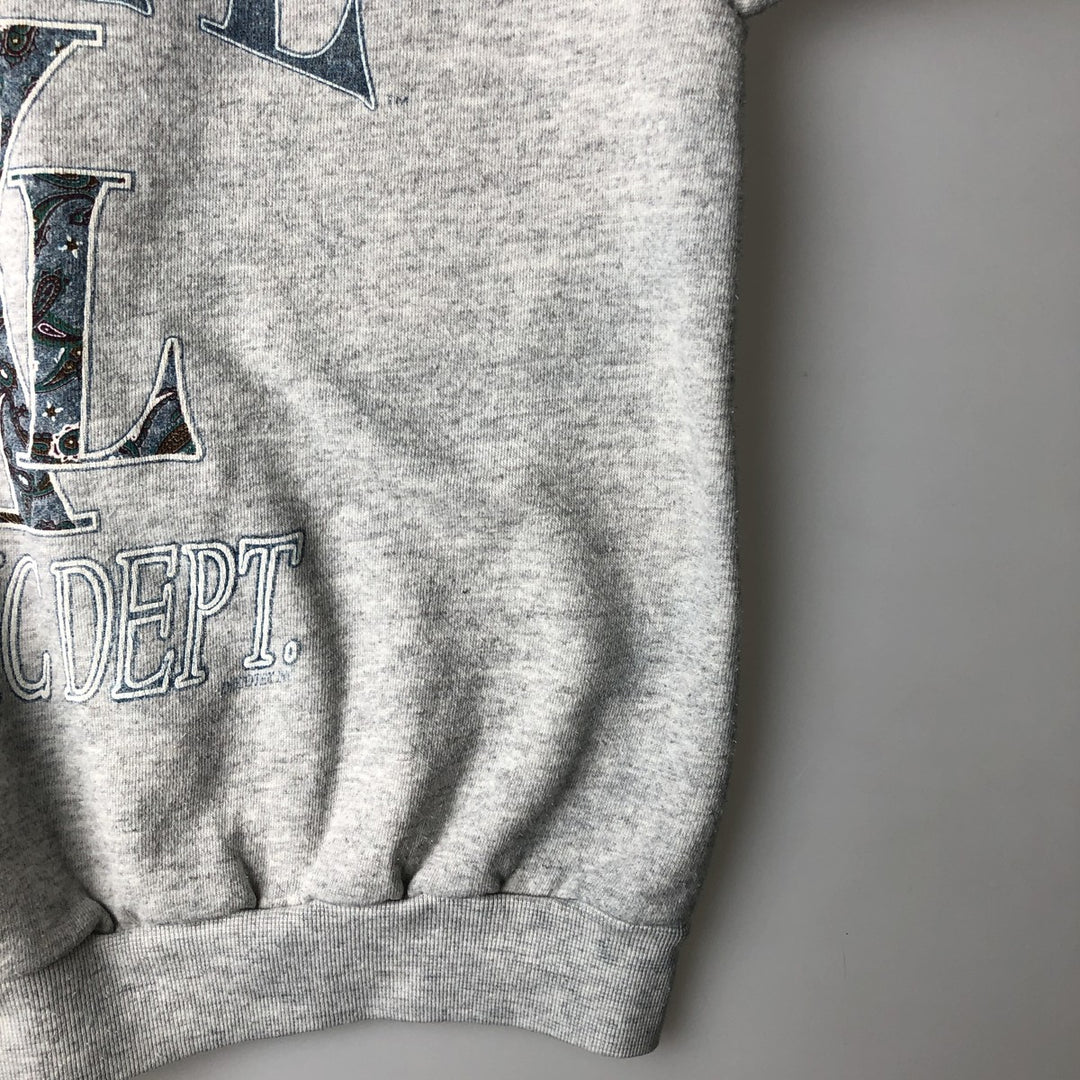 Vintage 90'S Tultex college sweatshirt, made in the USA, men's size XL cotton white type Vintage Second Hand