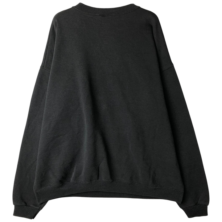Vintage 90'S Hanes Heavyweight College Sweatshirt, Made in USA, Men's Size XL cotton black type Vintage Second Hand