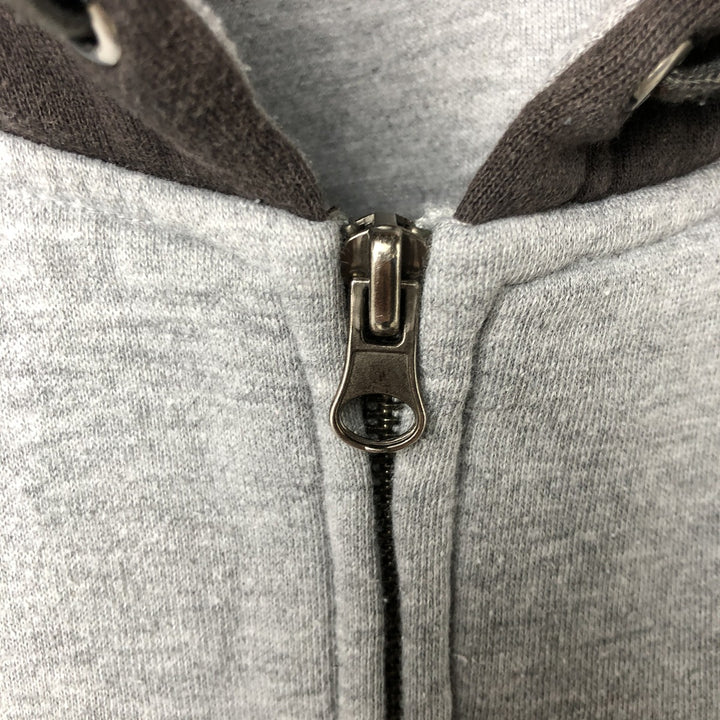 Harley-Davidson Men's Full-Zip Hoodie (XL) cotton gray type Vintage Second Hand