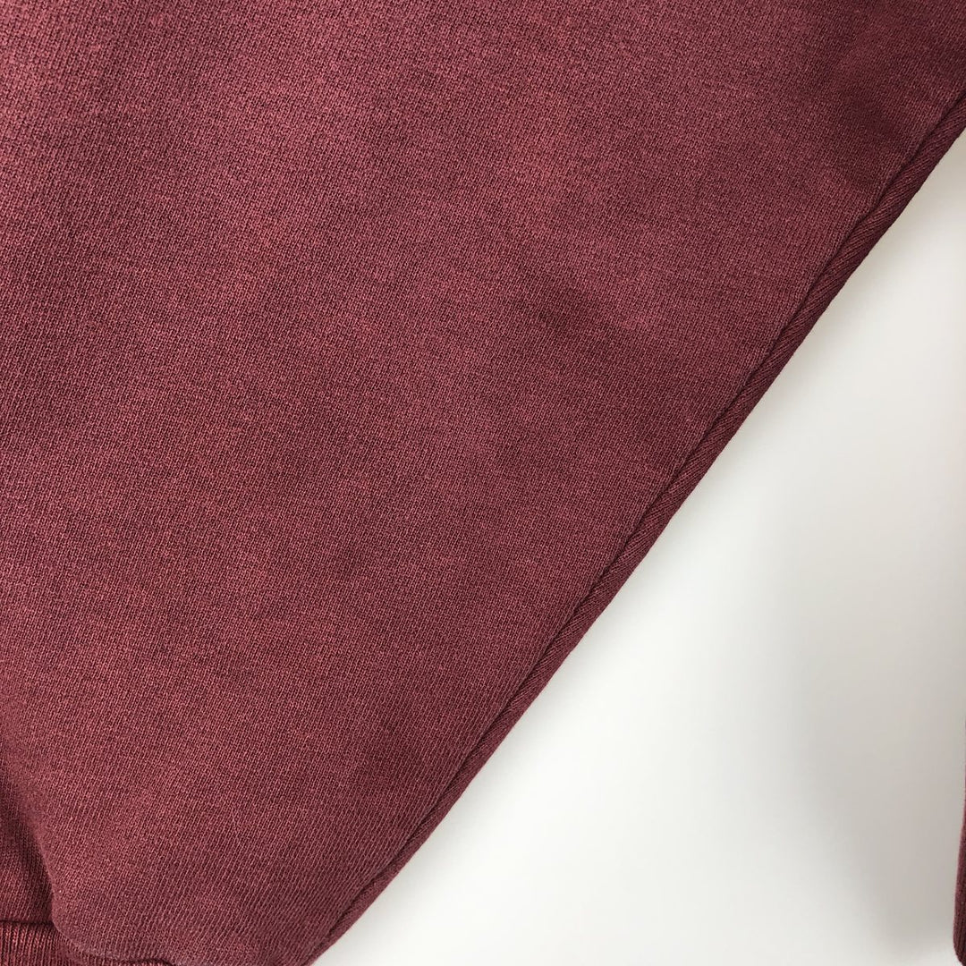 90'S Champion College Sweatshirt, Made in USA, Men's Size L, Vintage cotton red type reddish brown Vintage Second Hand