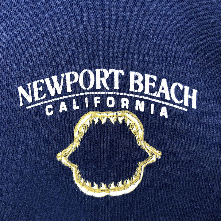 Vintage 90'S Jerzees ACTIVEWEAR printed sweatshirt, men's size XL unclear navy blue type Vintage Second Hand