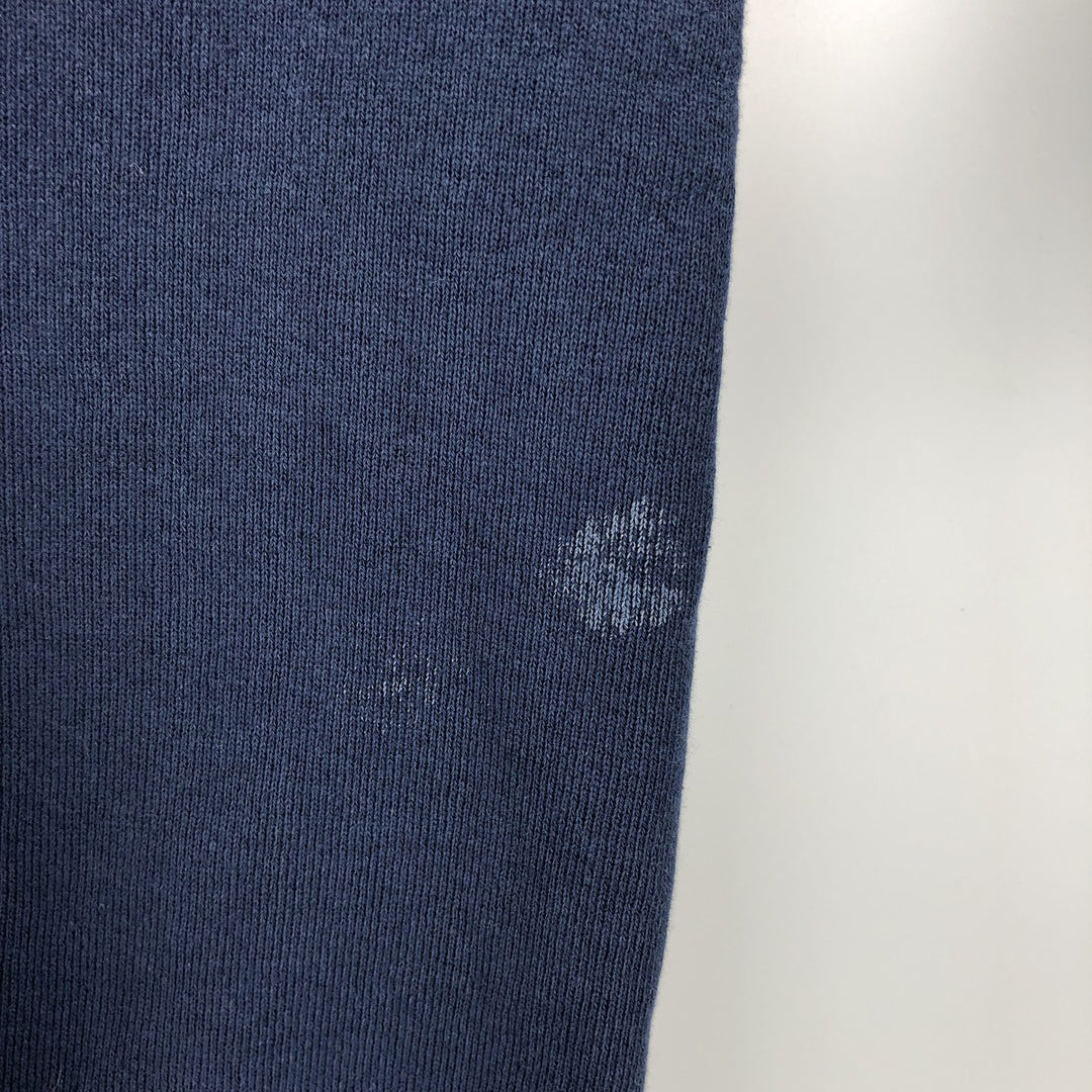 Fruit of the Loom printed sweatshirt, made in the USA, men's size XL cotton navy blue type Vintage Second Hand