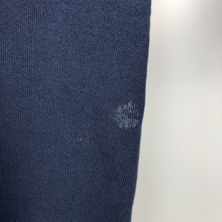 Fruit of the Loom printed sweatshirt, made in the USA, men's size XL cotton navy blue type Vintage Second Hand