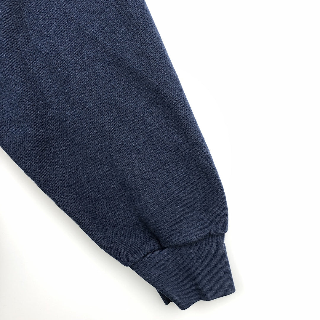 Fruit of the Loom printed sweatshirt, made in the USA, men's size XL cotton navy blue type Vintage Second Hand