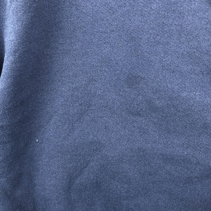 Fruit of the Loom printed sweatshirt, made in the USA, men's size XL cotton navy blue type Vintage Second Hand