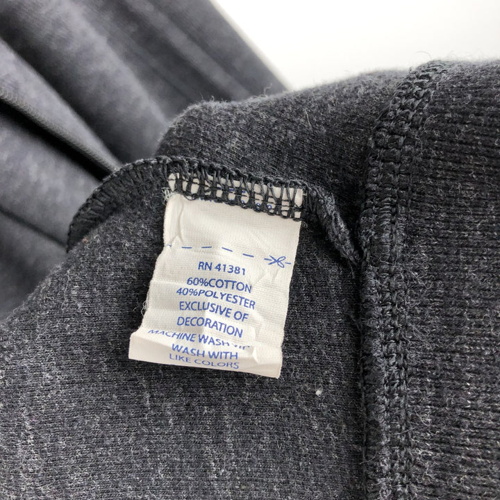 Ralph Lauren POLO RALPH LAUREN PERFORMANCE full-zip sweatshirt, men's size L cotton Charcoal Vintage Second Hand
