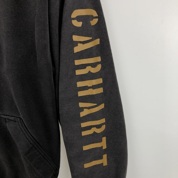 Carhartt Loose Fit Sweat Full Zip Hoodie, Men's XL cotton black type Vintage Second Hand