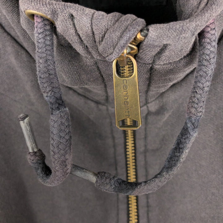 Carhartt Loose Fit Sweat Full Zip Hoodie, Men's XL cotton black type Vintage Second Hand