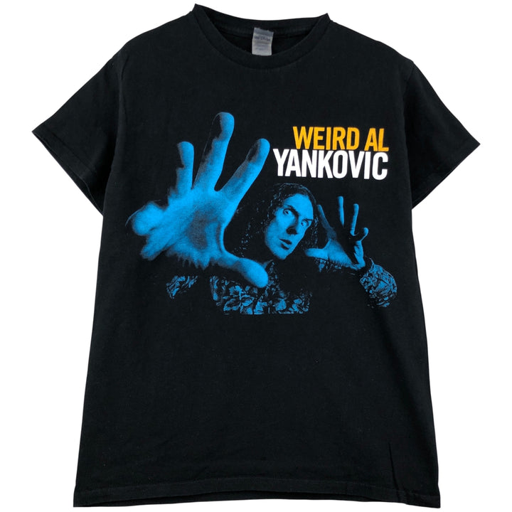 Gildan AL YANKOVIC band T-shirt, women's size S cotton black type Vintage Second Hand