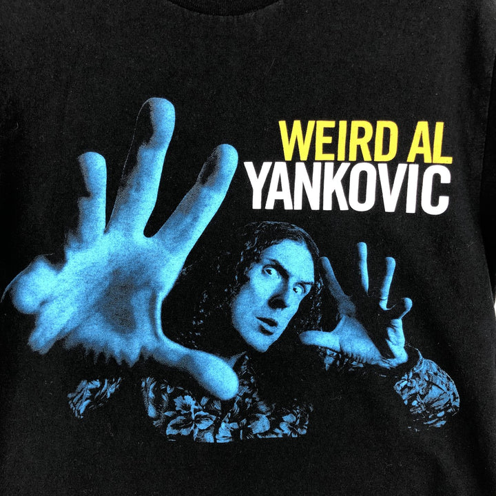 Gildan AL YANKOVIC band T-shirt, women's size S cotton black type Vintage Second Hand