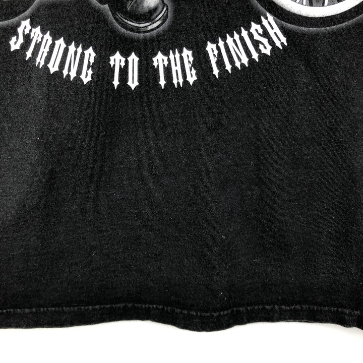 2000'S Delta Popeye character print T-shirt, men's size M cotton black type Vintage Second Hand