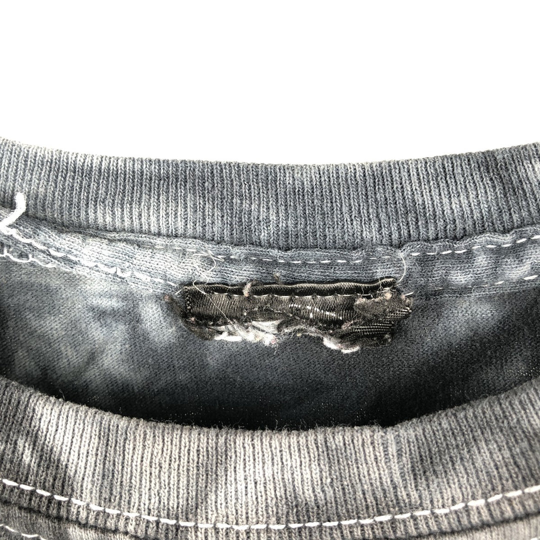 Santa Cruz Tie-Dye Pattern Surf Skate T-Shirt, Women's, Size Medium unclear Charcoal Vintage Second Hand