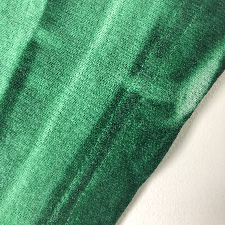 90'S Pokemon Tie-Dye Pattern Anime Character Print T-Shirt, Women's, Size L, Vintage cotton green type Vintage Second Hand