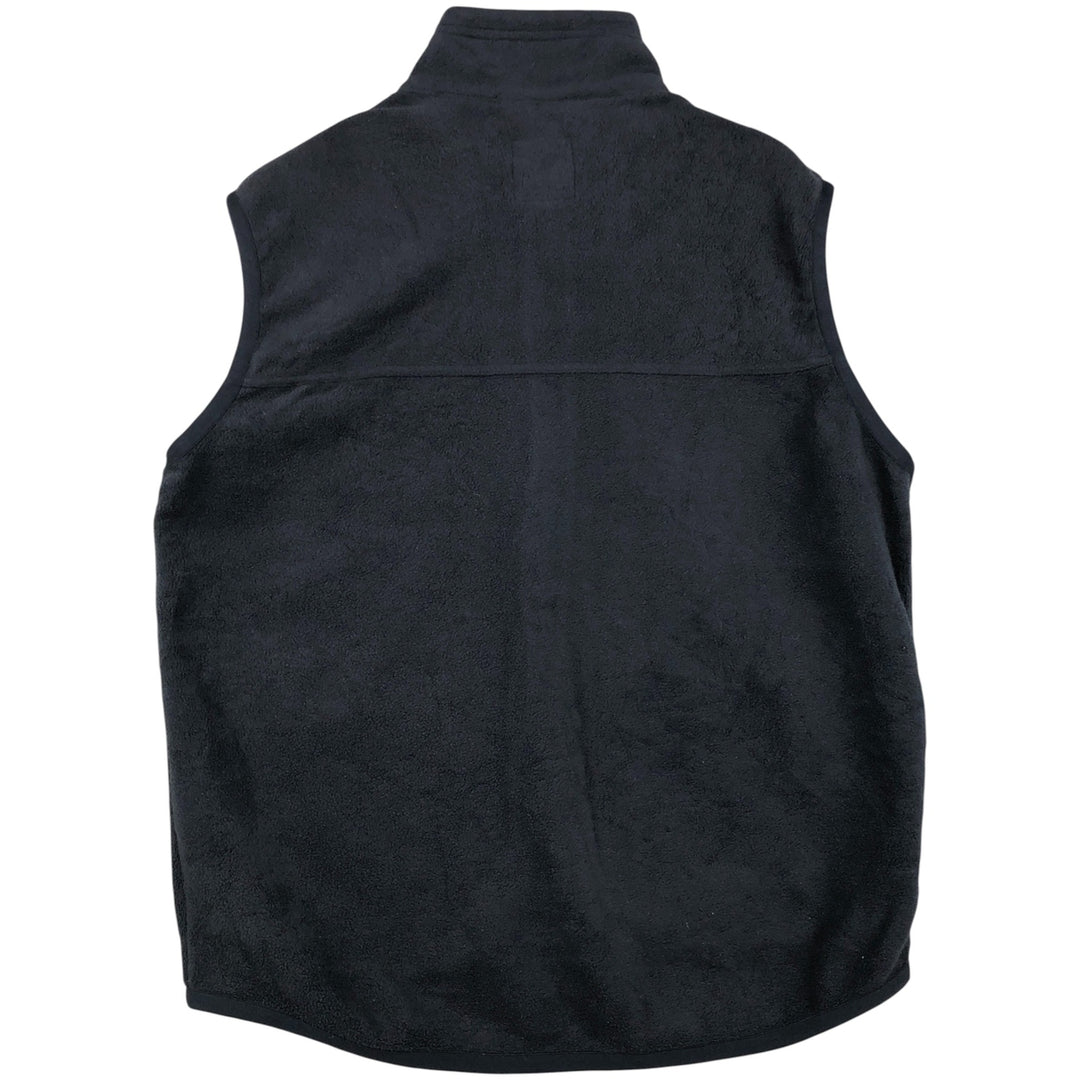 90'S GAP Vintage Fleece Vest, Men's Size Medium polyester black type Vintage Second Hand