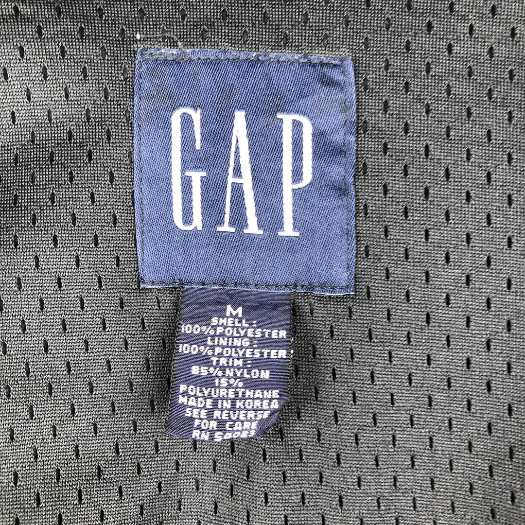90'S GAP Vintage Fleece Vest, Men's Size Medium polyester black type Vintage Second Hand