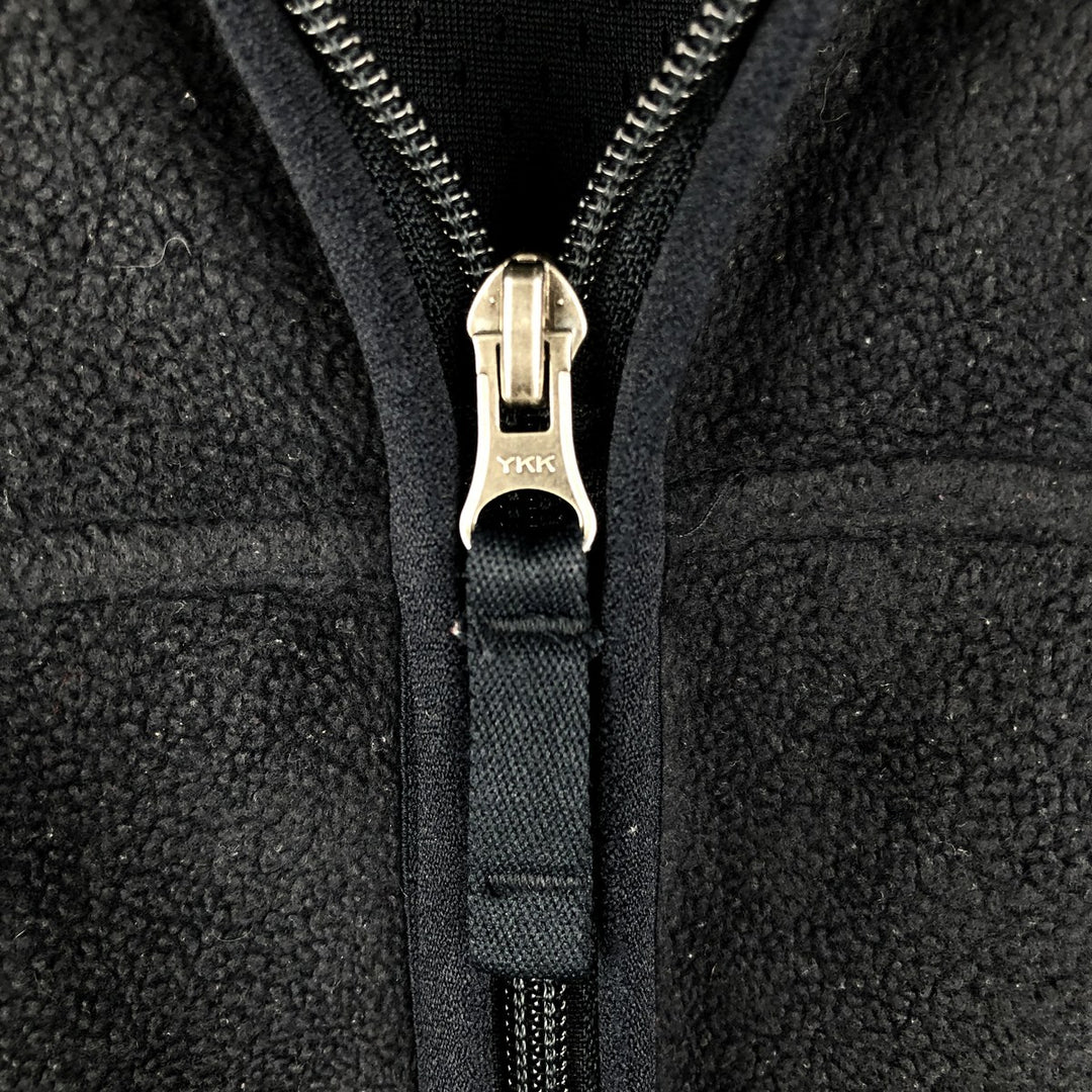 90'S GAP Vintage Fleece Vest, Men's Size Medium polyester black type Vintage Second Hand