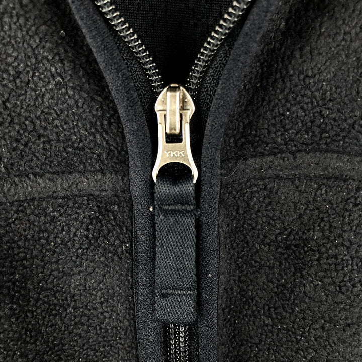 90'S GAP Vintage Fleece Vest, Men's Size Medium polyester black type Vintage Second Hand