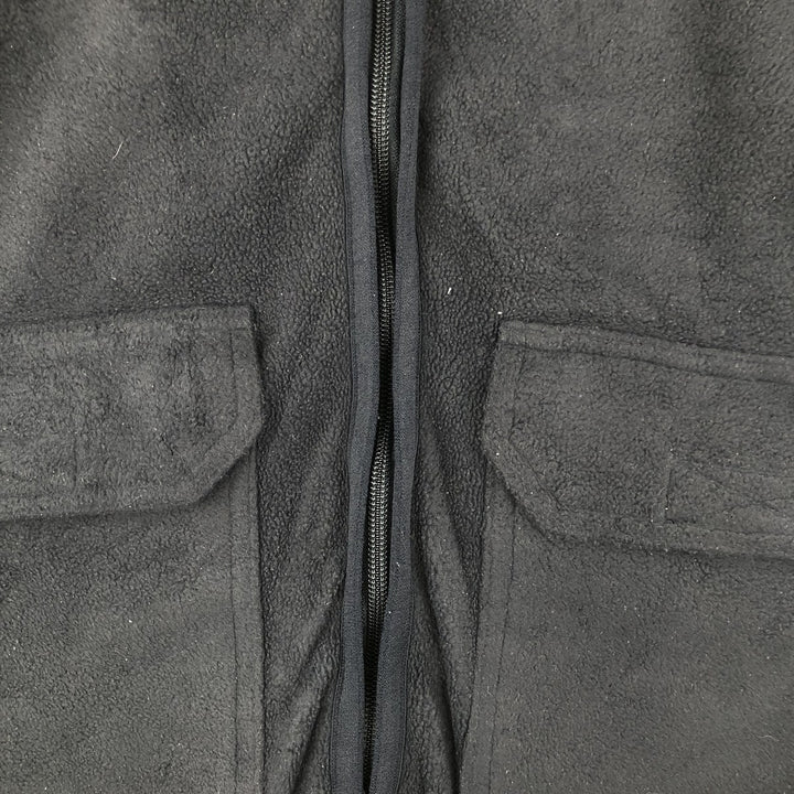 90'S GAP Vintage Fleece Vest, Men's Size Medium polyester black type Vintage Second Hand