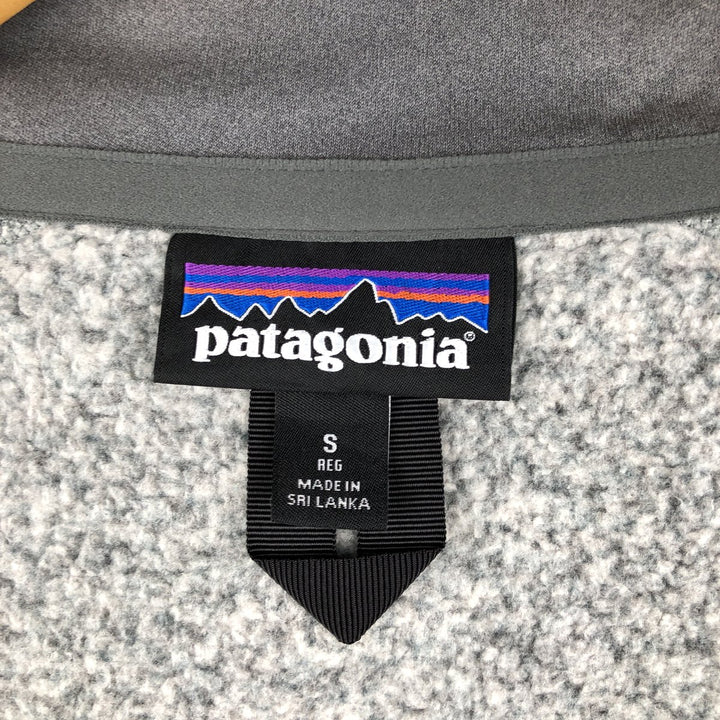 Patagonia Better Sweater Vest 25881FA18 Fleece Vest, Men's Size Small polyester gray type Vintage Second Hand