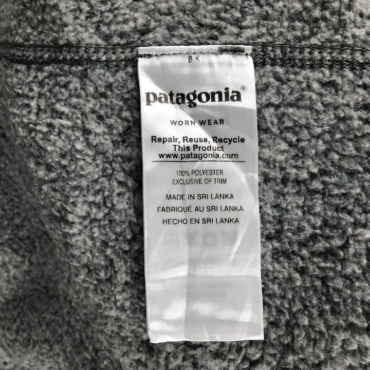 Patagonia Better Sweater Vest 25881FA18 Fleece Vest, Men's Size Small polyester gray type Vintage Second Hand