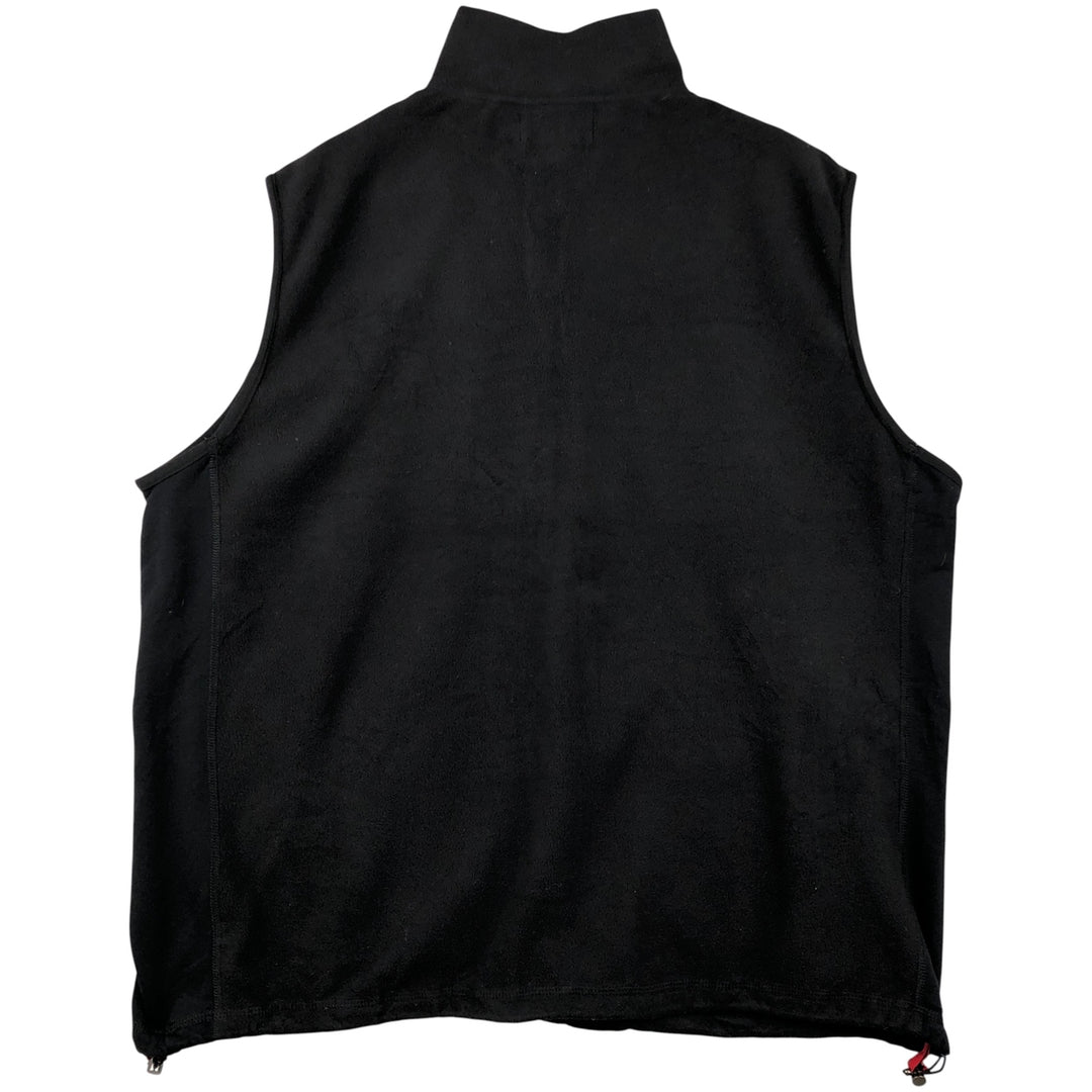 Ralph Lauren POLO by Ralph Lauren fleece vest, men's size XL polyester black type Vintage Second Hand