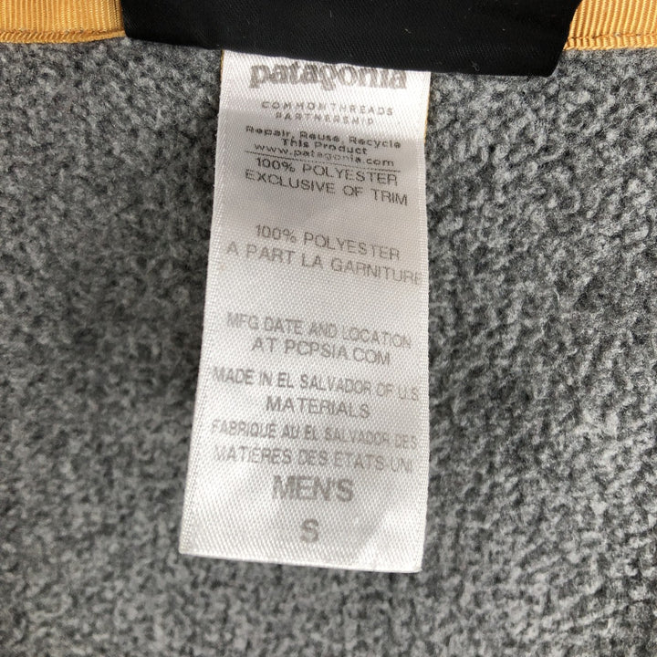 Patagonia Synchilla Fleece Vest (25681FA14), Men's Size Small polyester gray type Vintage Second Hand