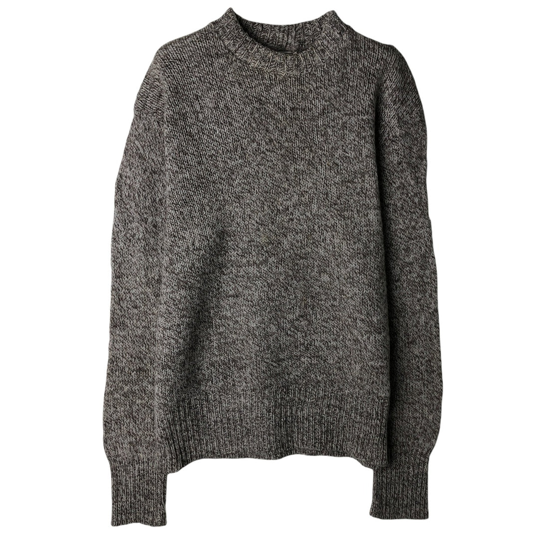 Vintage LLBean wool knit sweater from the 1980'S to 1990s, size XL, for men wool unbleached Vintage Second Hand