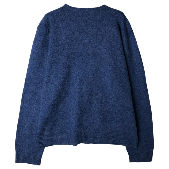 Ralph Lauren POLO by Ralph Lauren V-neck lambswool knit sweater, men's size XL Lamb wool Blue type light blue Vintage Second Hand