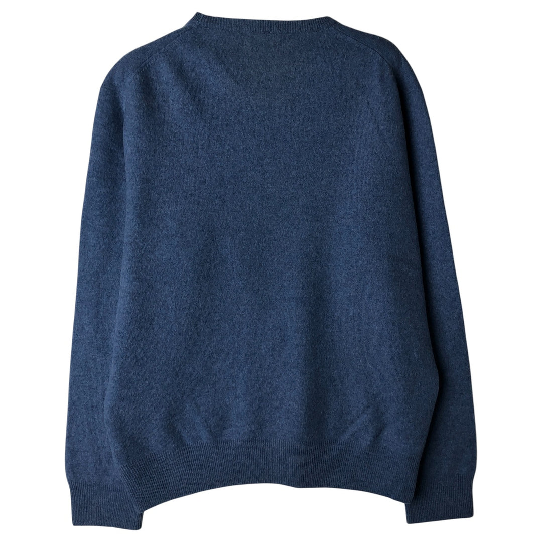 Ralph Lauren Polo by Ralph Lauren Merino Wool Knit Sweater, Men's XL Merino wool Blue type light blue Vintage Second Hand